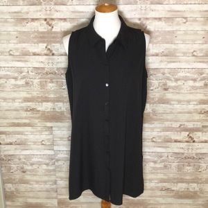 Cupio Button down Tunic Top